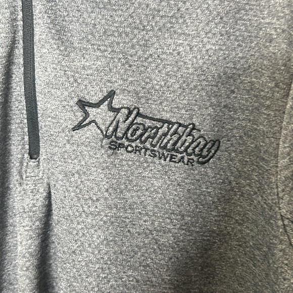 Nike Gray Northbay Sportswear Mens Long Sleeve Shirt - Picture 2 of 5